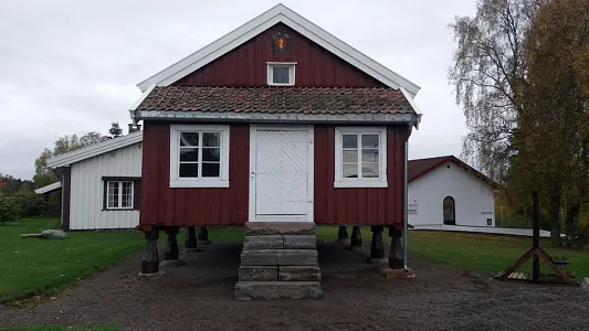 Bilde av hagemur og trapper